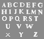钻石字母