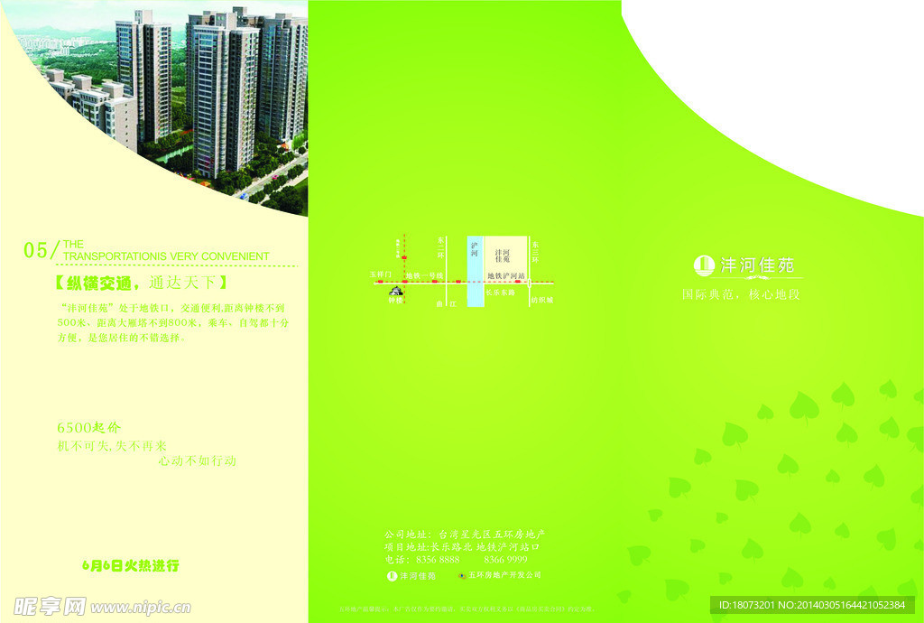 异性DM三折页