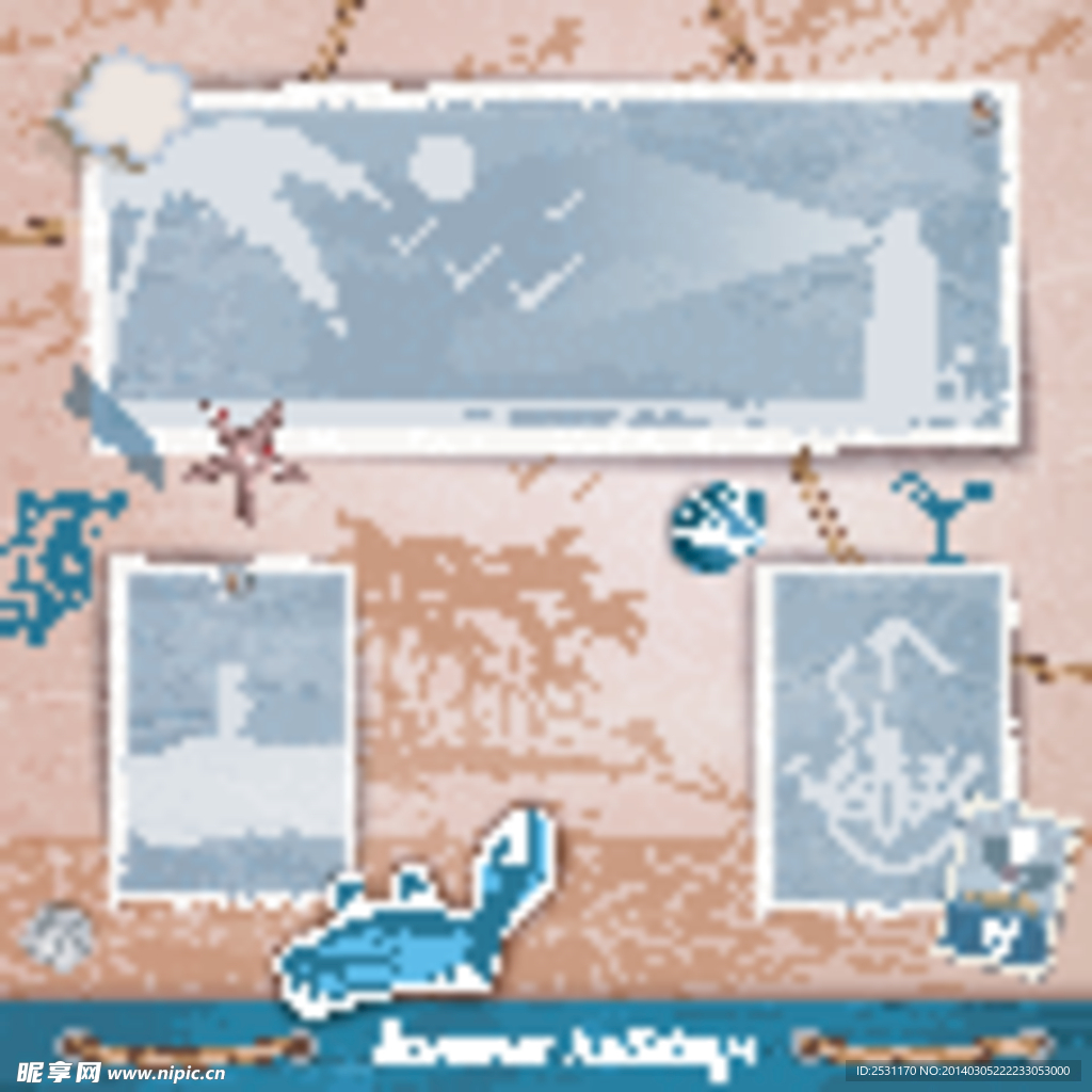 夏季旅游背景