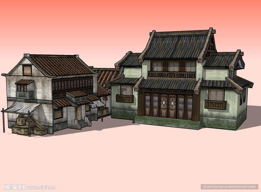 民居3D模型