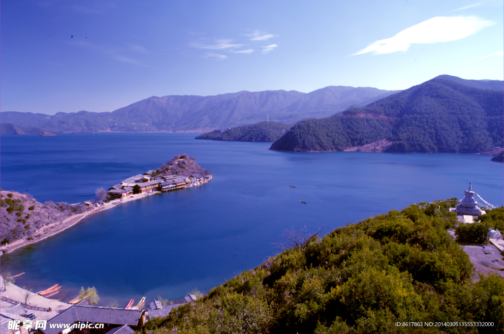 泸沽湖风光