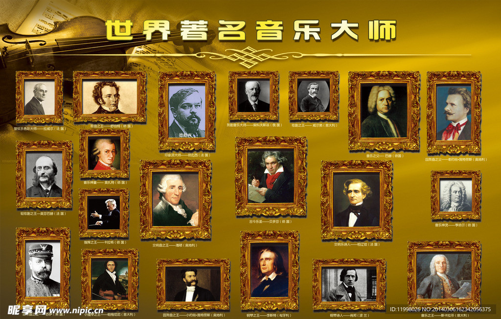 各大音乐家