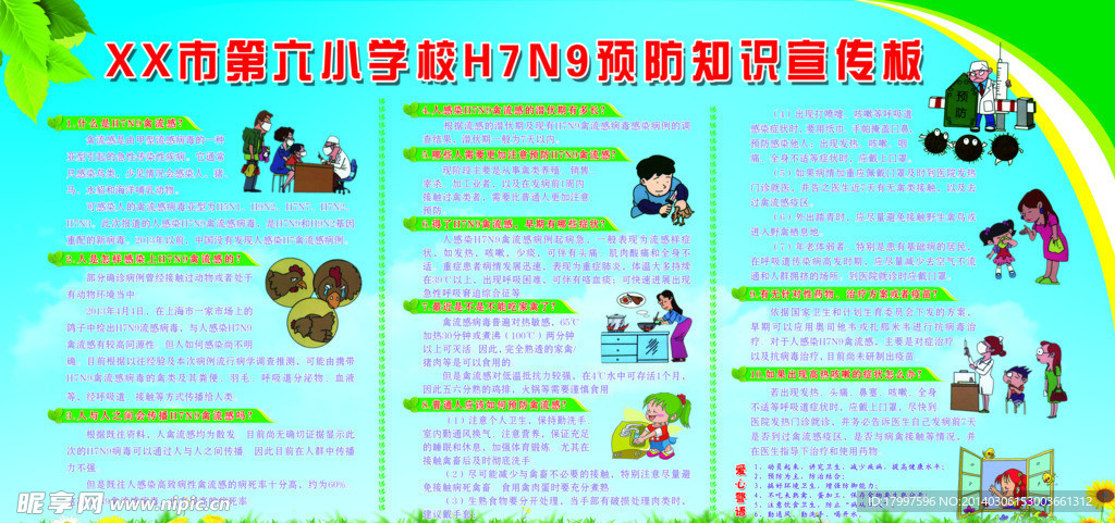 H7N9预防知识宣传