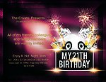 生日派对海报 邀请卡