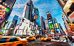 纽约 纽约时报广场 街景