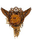 T恤花纹 欧美卡通