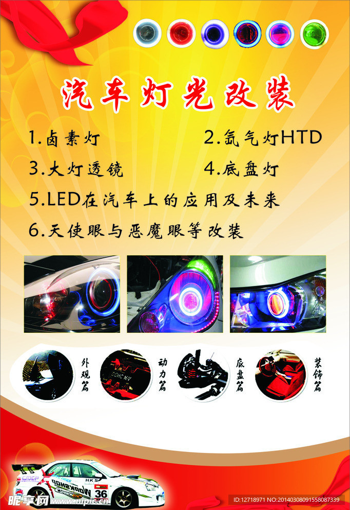 车灯改装