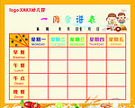 一周食谱