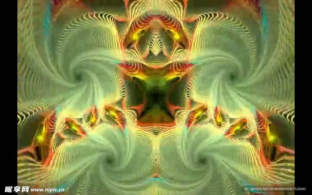 光效花纹视频