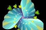 炫彩光效花纹视频
