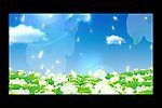 蓝天白云花朵视频