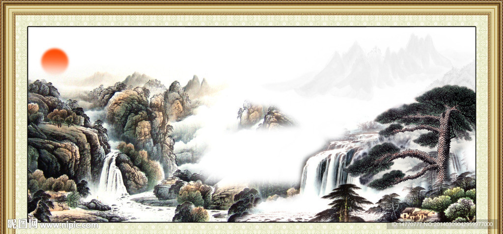 国画山水