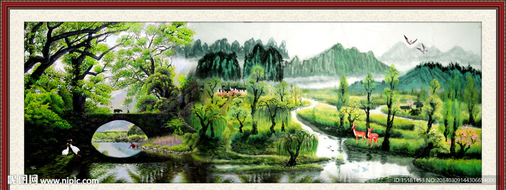 油画风景