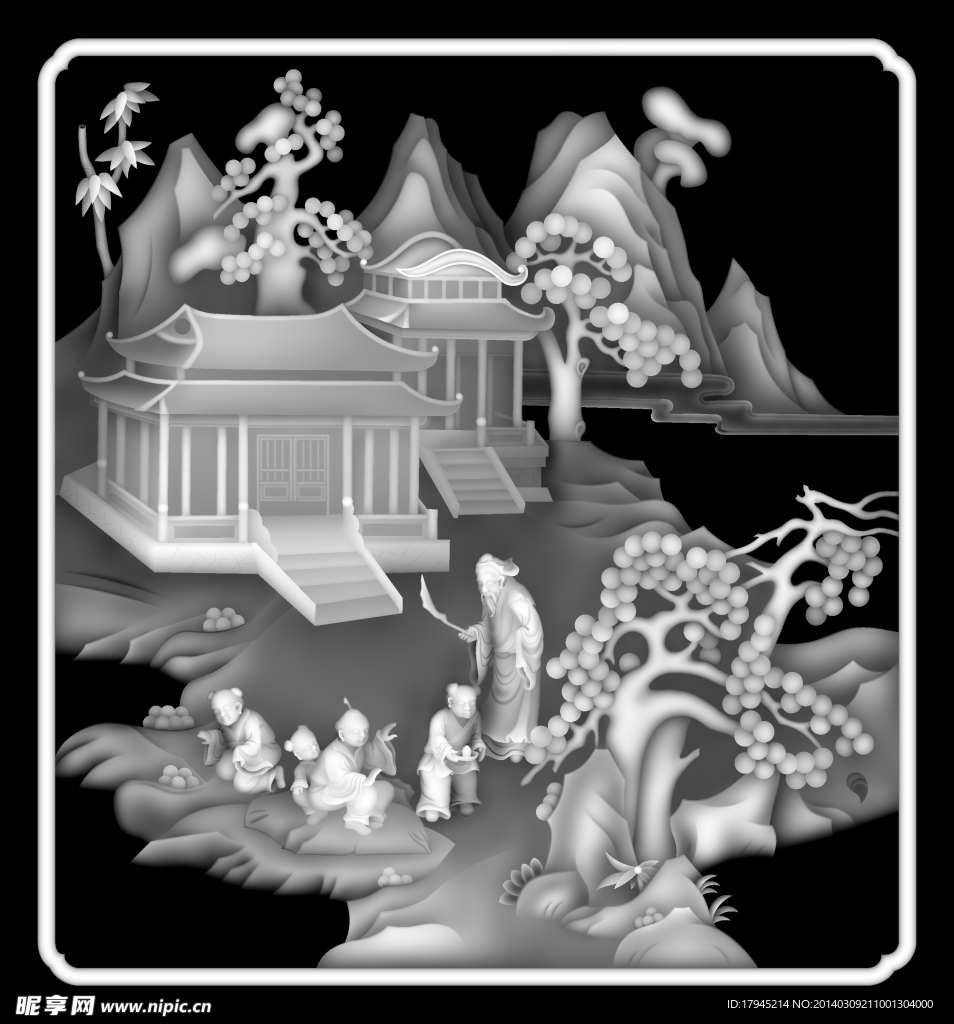 精品读书灰度图
