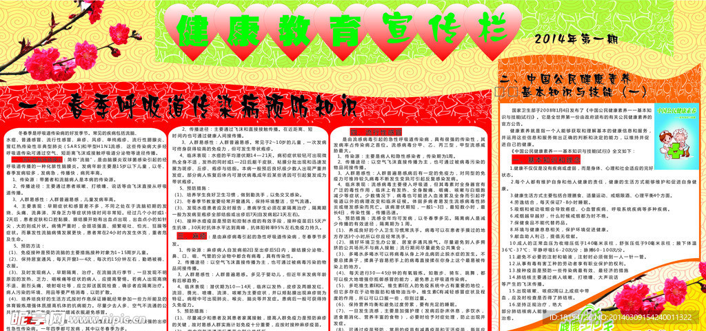 健康教育宣传栏