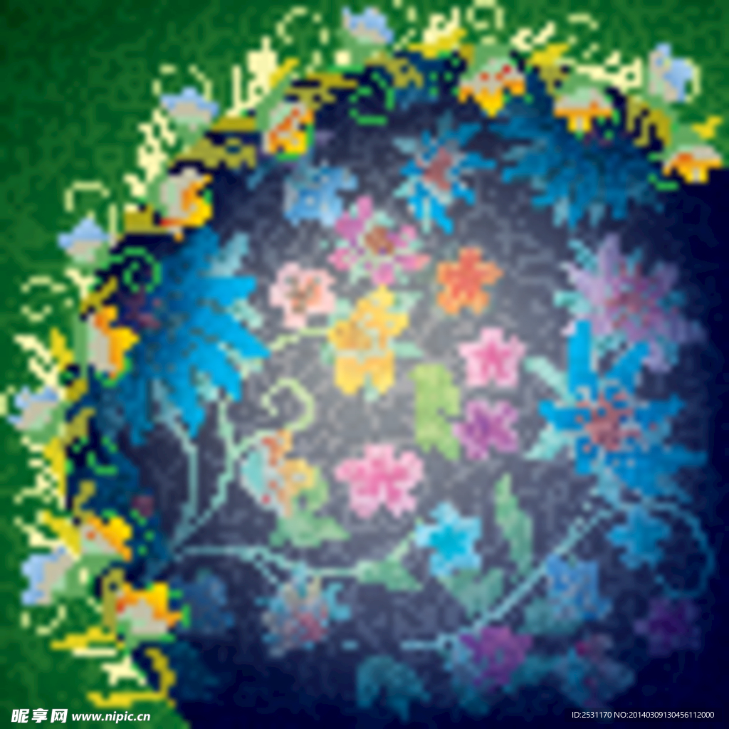 手绘花卉