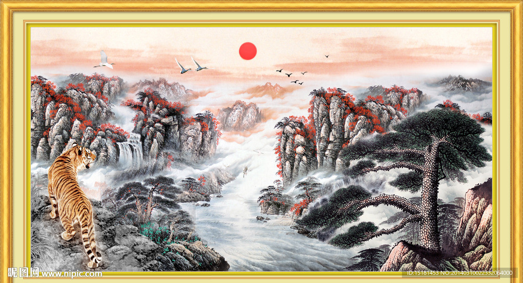 国画山水