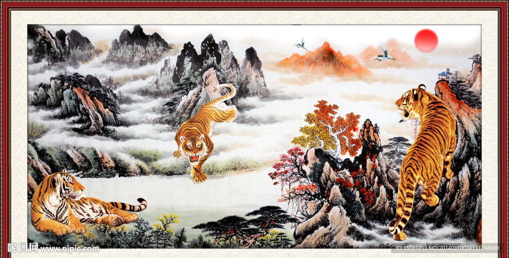 国画老虎