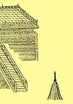 国画中式建筑