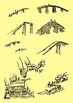 国画古桥梁