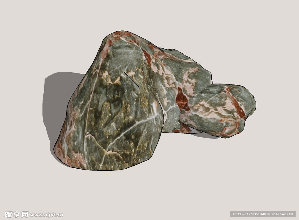 花岗岩3D模型