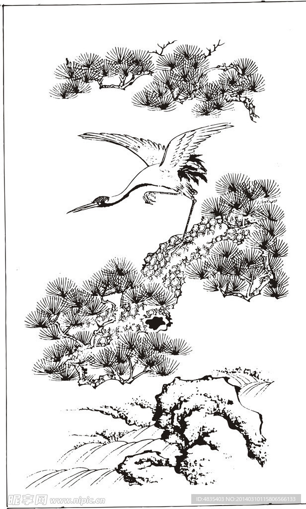 松树鹤