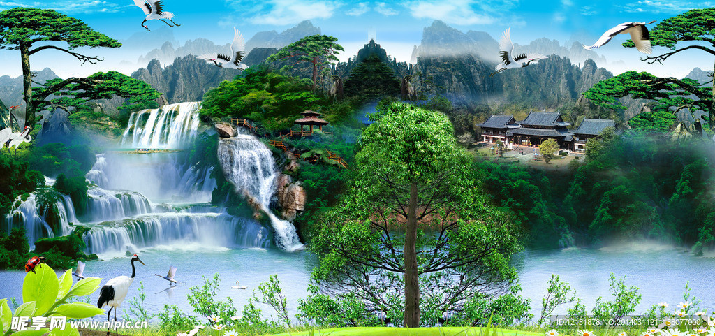 山水画