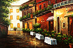 街景油画