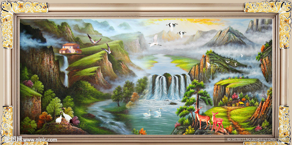 油画风景