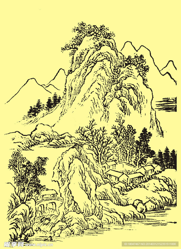 国画山水