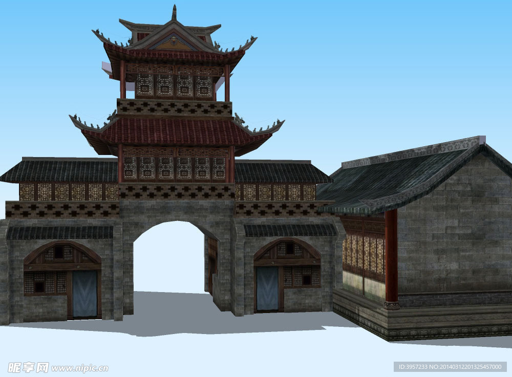 古建3D模型