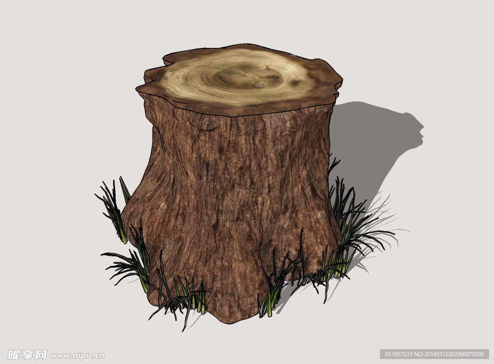 树蔸3D模型