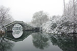 西湖雪景