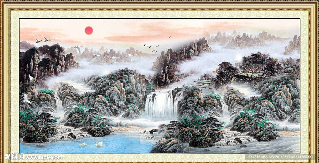 山水国画