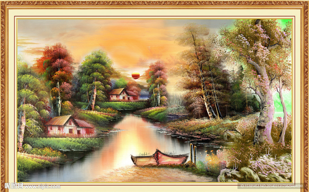 油画风景