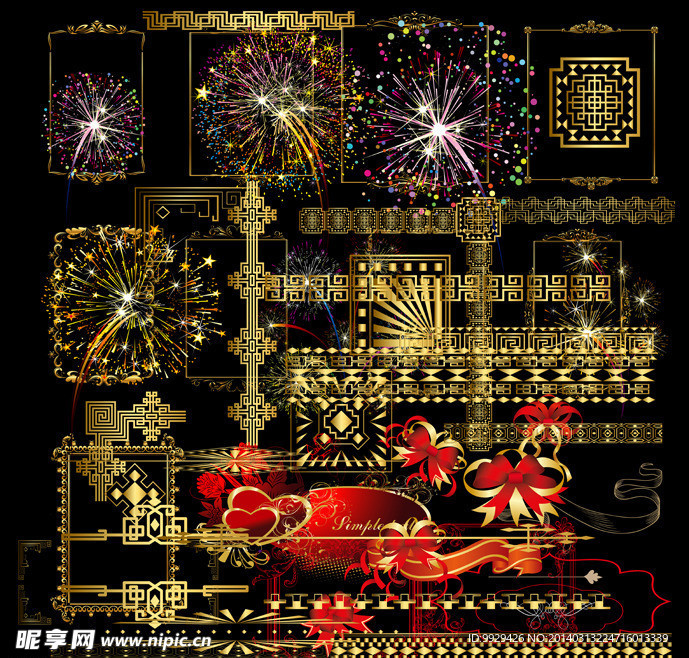 金色 花纹