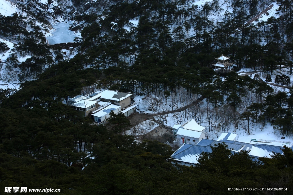 黄山雪景