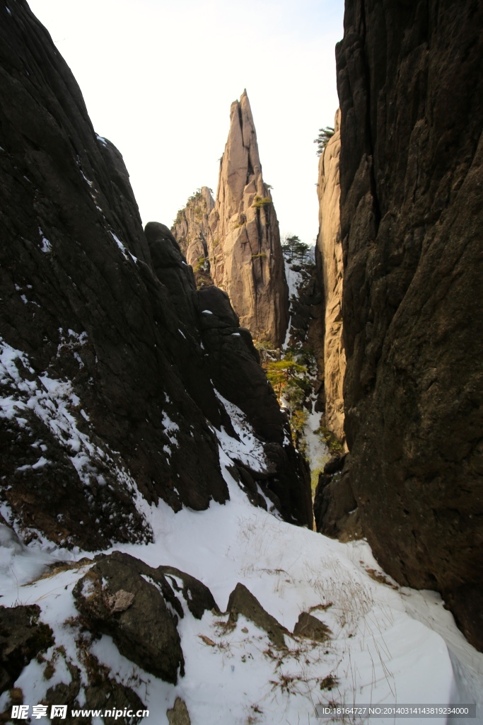 黄山雪峰