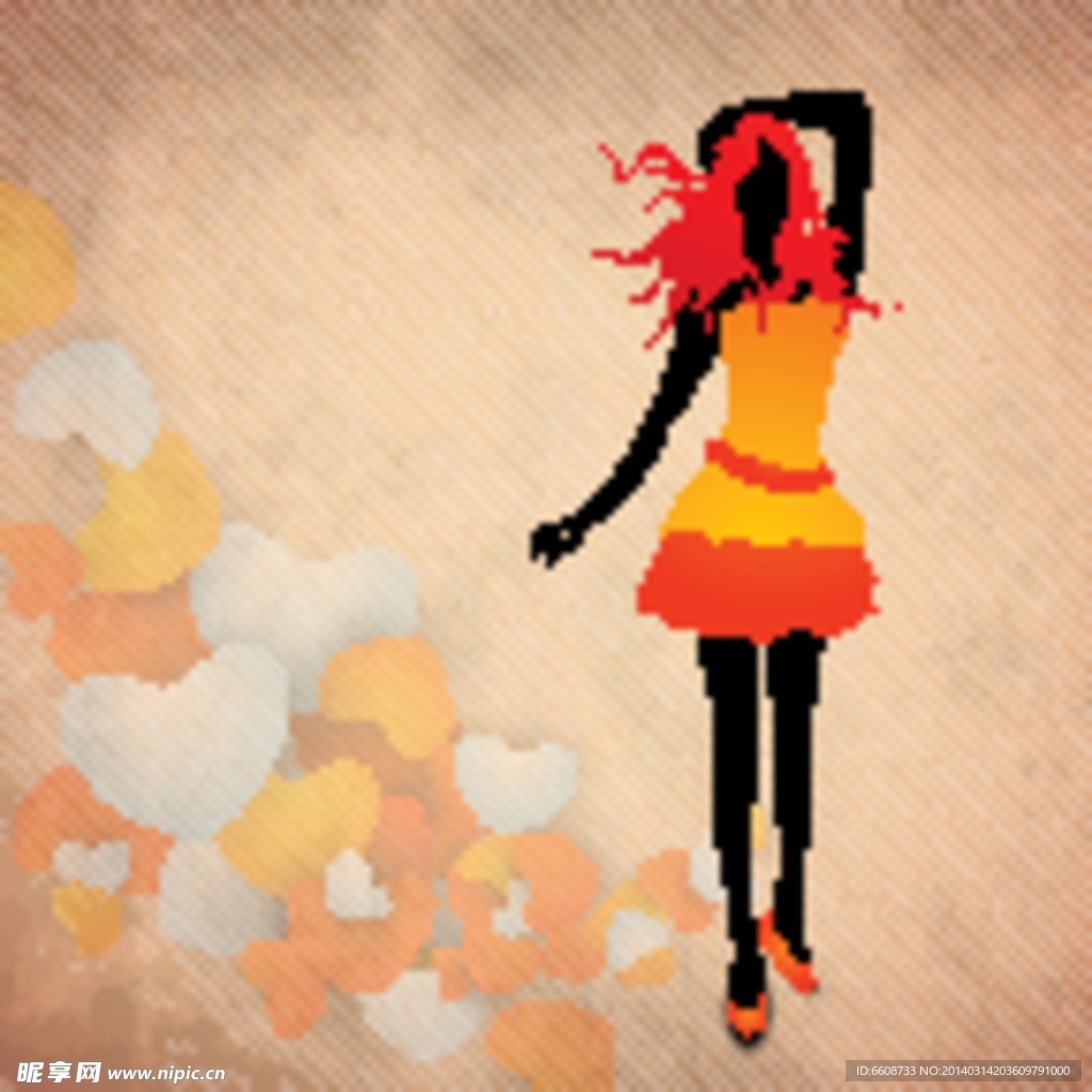 时尚漂亮女孩女人