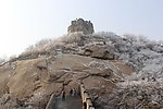 八达岭烽火台冬雪景