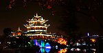 兰溪桥夜景