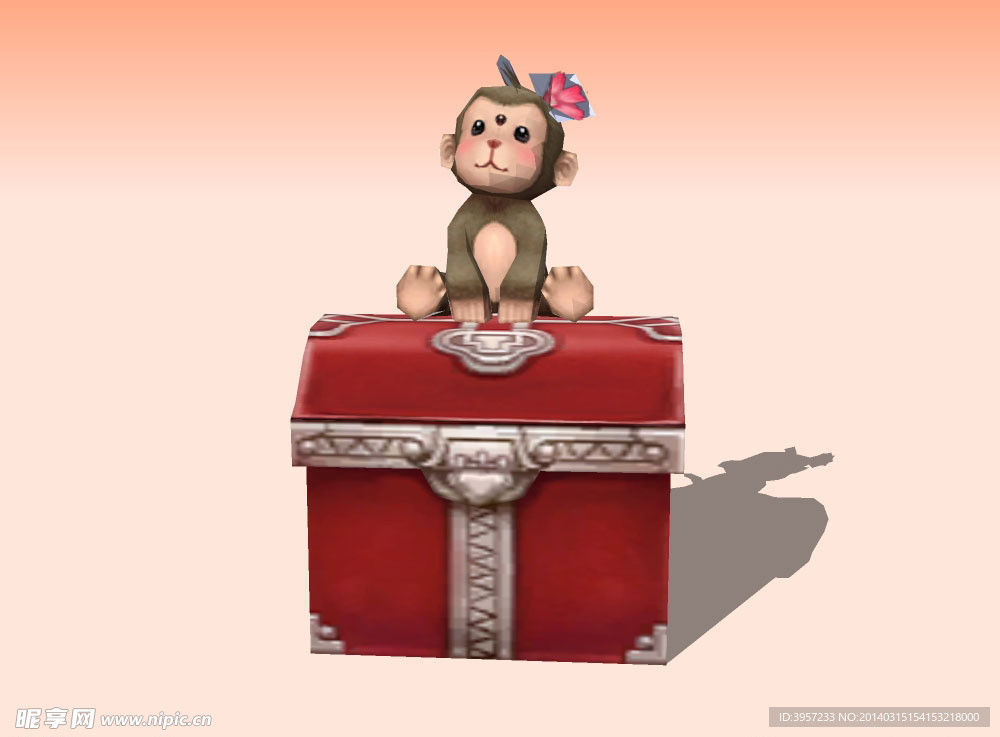 小猴3D模型