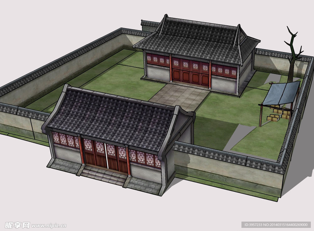 古建民居3D模型