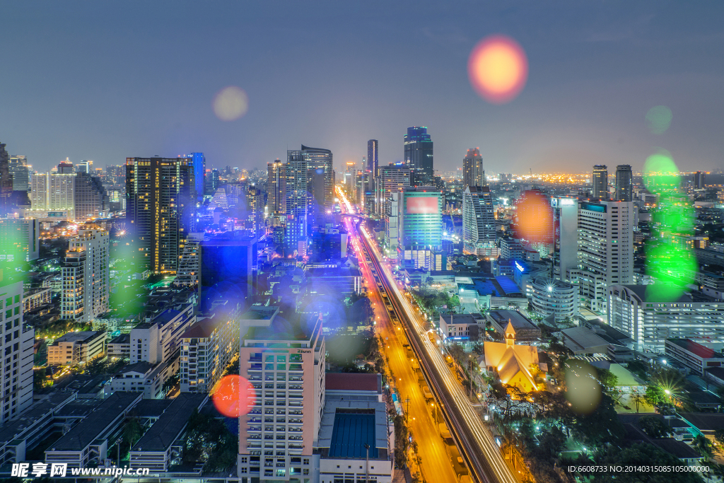 夜景城市风光