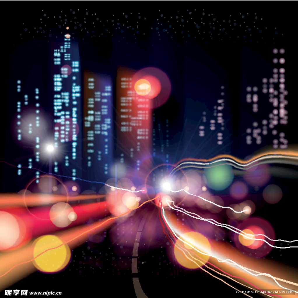 梦幻光斑
