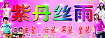紫丹丝雨门头广告