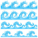 蓝色海浪设计