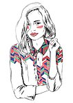 时尚女孩漂亮女人
