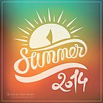 夏天图标夏季旅游