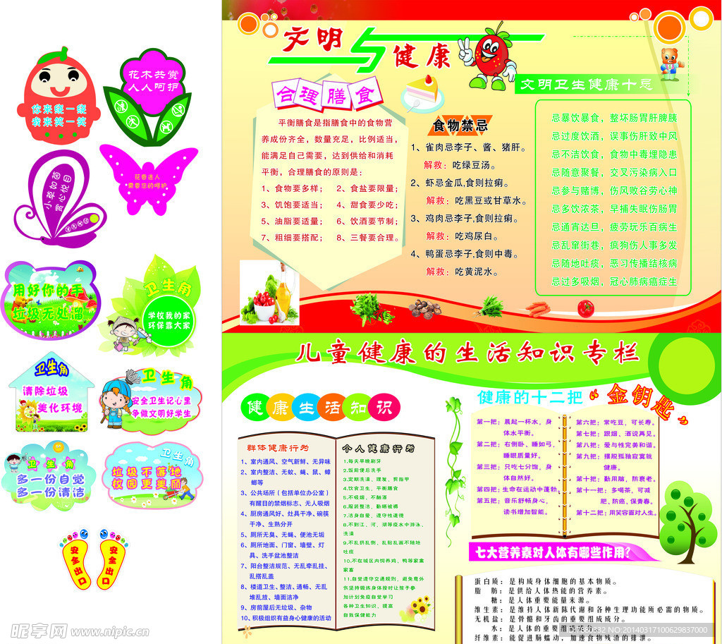 幼儿园宣传栏